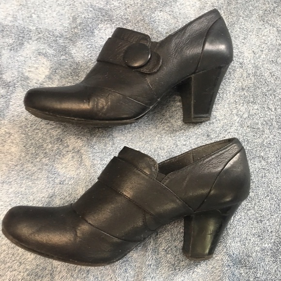 Clarks Bendables booties Black 10 Leather - Picture 3 of 9